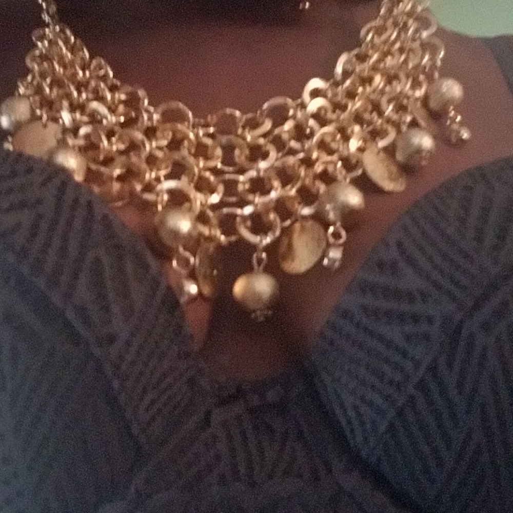 Necklace with matching earring.